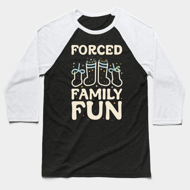 Forced Family Fun Baseball T-Shirt by Space Monkeys NFT